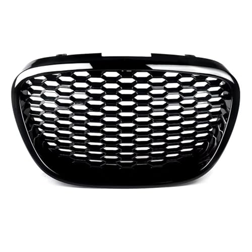 Grille de capot avant noir brillant haute finition pour Seat Leon modèles 2006 à 2009