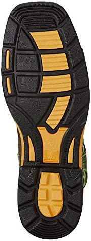 Ariat Mens WorkHog Wide Square Toe VentTEK Composite Toe Work Boot Bruin Brown/Grass Green 10 | Image 2