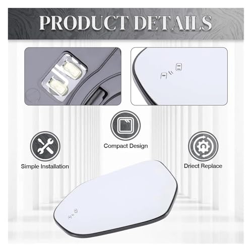 Lentille en verre rétroviseur chauffant latéral voiture pour Toyota Camry 2018-2024 - 3