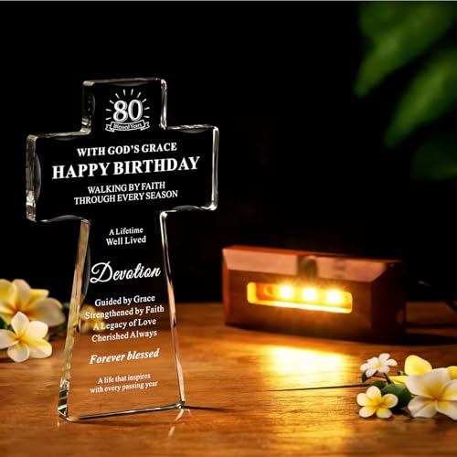 Recuerdo de fe religiosa para conmover en el 80 cumpleaños de mamá, papá o los abuelos 5
