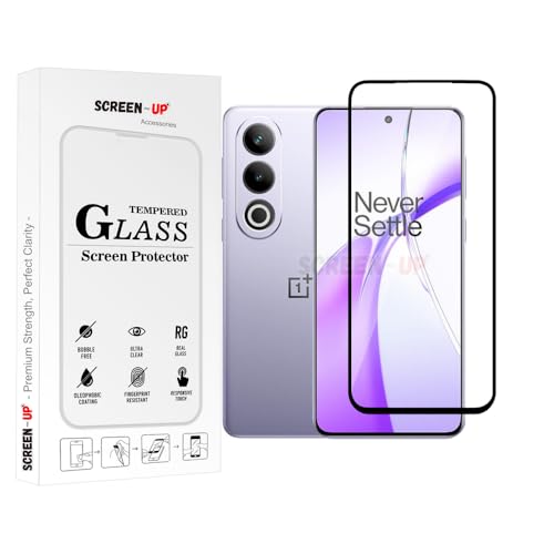 Image of ScreenUp Tempered Glass For OnePlus Ace 3V - Ultra Clear, 9H Scratch Resistant, Full Coverage, Easy Install Screen Protector