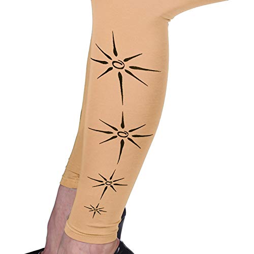 Image of Plus Size Printed Ankle Length Leggings for Women