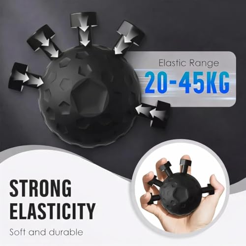 Image of Ultimate Finger Exerciser Strength Trainer Exercise Ball Hand Strengthener Hand Balls Forearms Workout Equipment for Men & Women Hand Grip Strengthener Forearm Strengthener Forearm Gripper