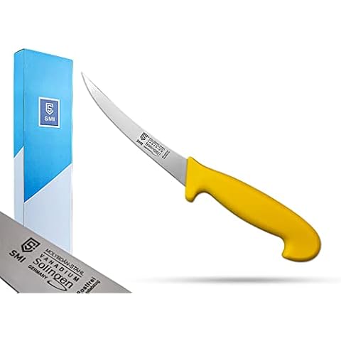 SMI Solingen Ausbeinmesser gebogen Flexibel 6 Zoll Fleischmesser Metzgermesser Edelstahl Klinge - Made in Solingen Germany Cover