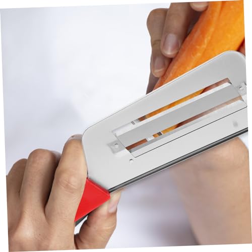 Cortadora manual de verduras MAGICLULU con mango rojo miniatura 3