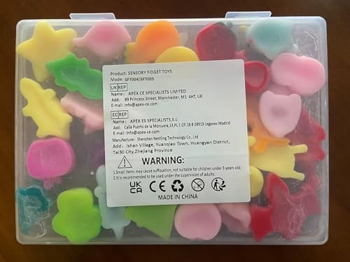 JUAUO 21 Pieces Mini Animal Squishy Pack - Soft Fidget Toys Stress Mochi Squeeze Toys, Kids Childrens Fidget Stress Relief Sensory Toy Party Bags Filler - Image 8
