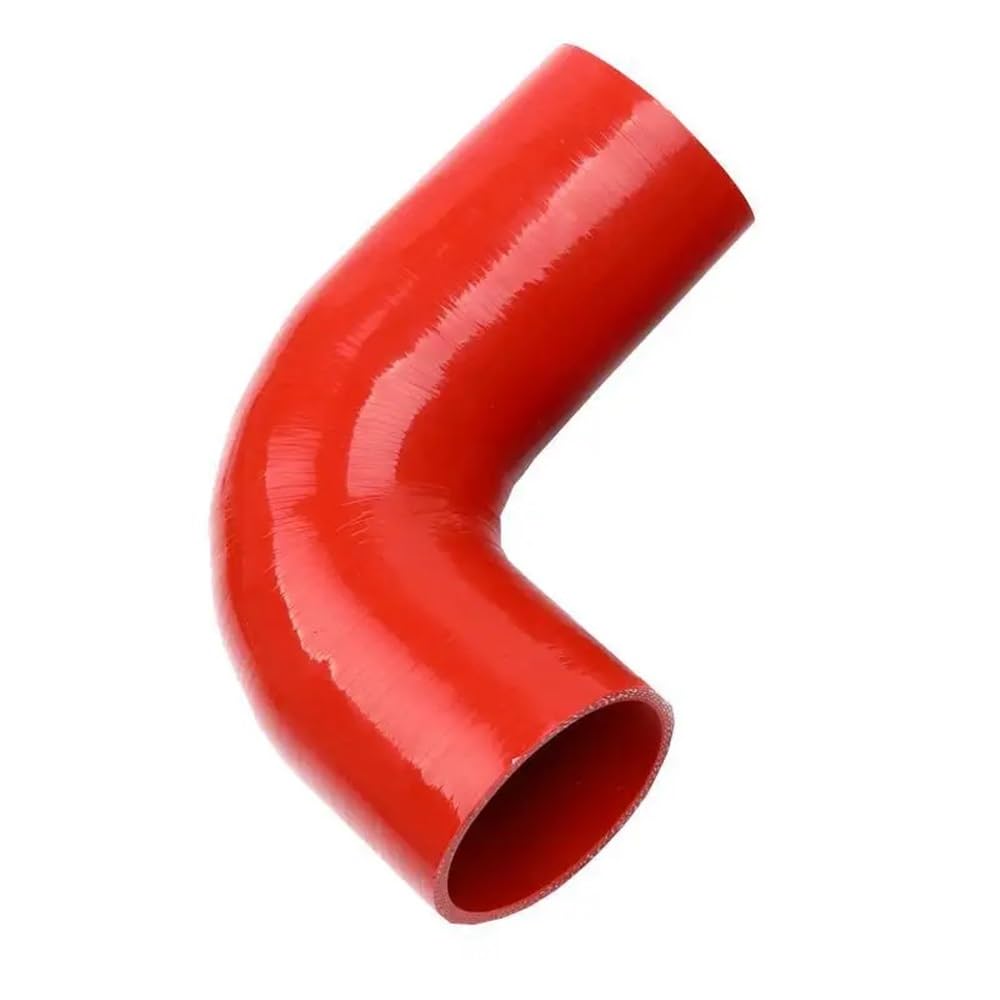Manguera de codo de silicona reductor de 90 grados, manguera Flexible de silicona, tubo curvo for radiador de agua, tubo de entrada Turbo Intercooler for coche(ID63mm to 76mm)