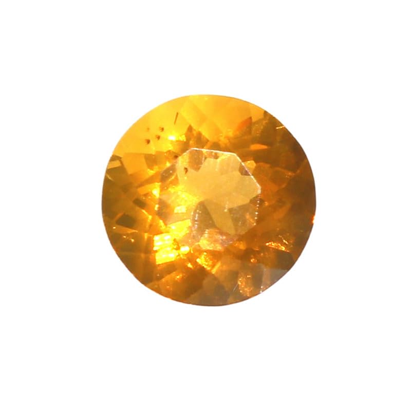 Opale mexicaine naturelle AAA+ ronde 5,9mm pierre facettée de 0,63 ct pour création bijoux