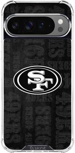 Skinit Clear Phone Case Compatible with Google Pixel 10 Pro XL - Officially Licensed NFL San Francisco 49ers Design