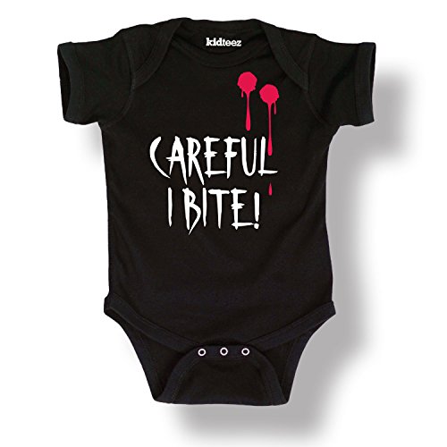 Image of Instant Message - Careful I Bite - Infant Baby One Piece