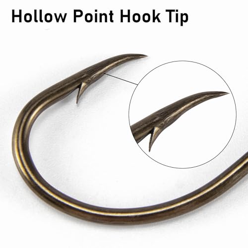 Hameçons en forme de bec Dr.Fish pointe inversée bronze haute tenue