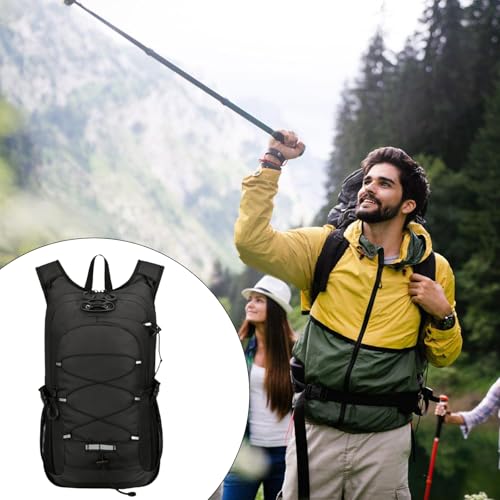 Mochila ligera para ciclismo camping naranja 27x47cm miniatura 2