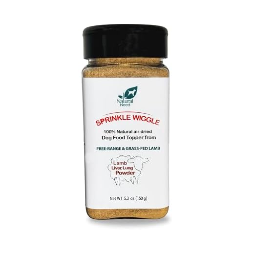 Sprinkle Wiggle - All Natural, Grass-Fed & Free-Range, 100% Lamb Liver & Lung Mix Topper for Dog Food, 5.3oz