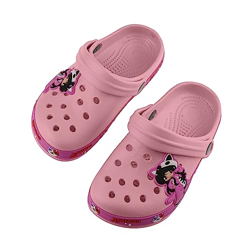 Yuzeehla Kid's Girls Garden Clogs Slip On Water Shoes - Breathable Slides Sandals For Children Boys, Pink, Size 10 Toddler #TOP19