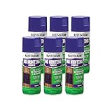 Rust-Oleum 270970-6PK Specialty No Hunting Purple Spray Paint, 12 oz, 6 Pack