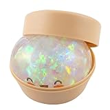 Rare Pink Glitter Dumpling Squishy - Mystery Blind Box Bao Bun HTF - Sparkling Stress Relief Collectible & Desktop Accessory for Adults Anxiety Relief (A1)