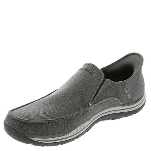 Image of Skechers Men's USA Expected - Cayson Moc Toe Canvas Slip-Ins