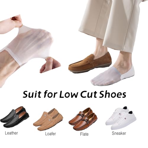 6 Pack Thin No Show Socks For Men, Non Slip Low Cut Sock, Invisible Liner Socks Size 6-9, 10-134