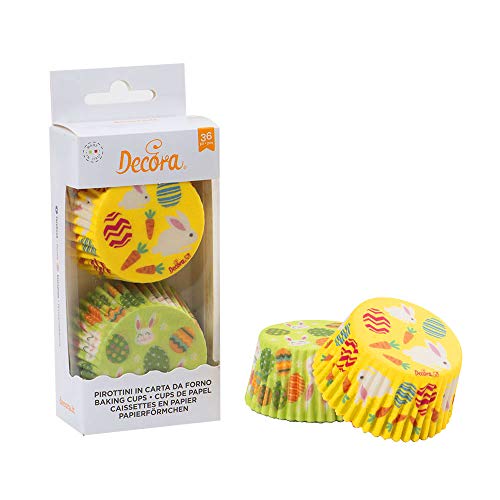 0339838 Decora Easter Paper Cases 50 x 32 mm Pack of 36