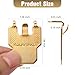 20Pcs Golden Claw Drywall Picture Hangers, Heavy Duty 40Lbs Max Load, Tool - Free, Nail - Free, Gold Metal Hooks for Hanging Pictures,Mirrors,Art & Decor in Home/Office,No Damage Wall Hanging Kit.