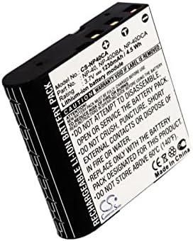 TrustCell Replacement Battery, side view showing contacts