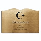✏️ PERSONNALISABLE : Cliquez sur -Personnaliser maintenant- pour personnaliser votre texte. Le texte sera mis en page lors de la fabrication de votre plaque. Inscription personnalisable sur plusieurs lignes. Optez pour une plaque que personne d'autre n'aura, adaptée à la personnalité du défunt ou au caractère de votre animal, individualisée en quelques minutes par vos soins.