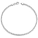 Produktbild Materia Herren Armband Silber 925 - Vierkant Königskette rhodiniert 17cm SA-3-17cm