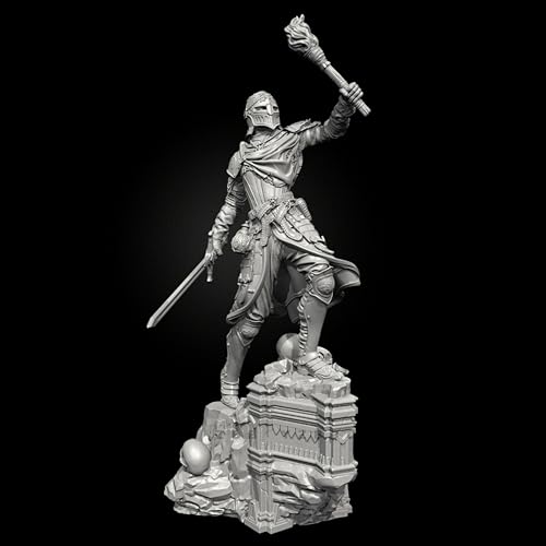 1/24 Ancient Hell Warrior Soldier Resin Soldier Kit Unbemaltes und unmontiertes Resinmodell // g6X7z6