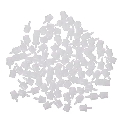 AUTSUPPL Nozzles for Lash 100pcs Replacement Cap Set Eyelash Extension Bottle Plug