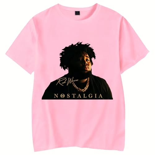 Tour Shirt Face Vintage Merch Tshirt Rapper Graphic Tee for Men Women Pink