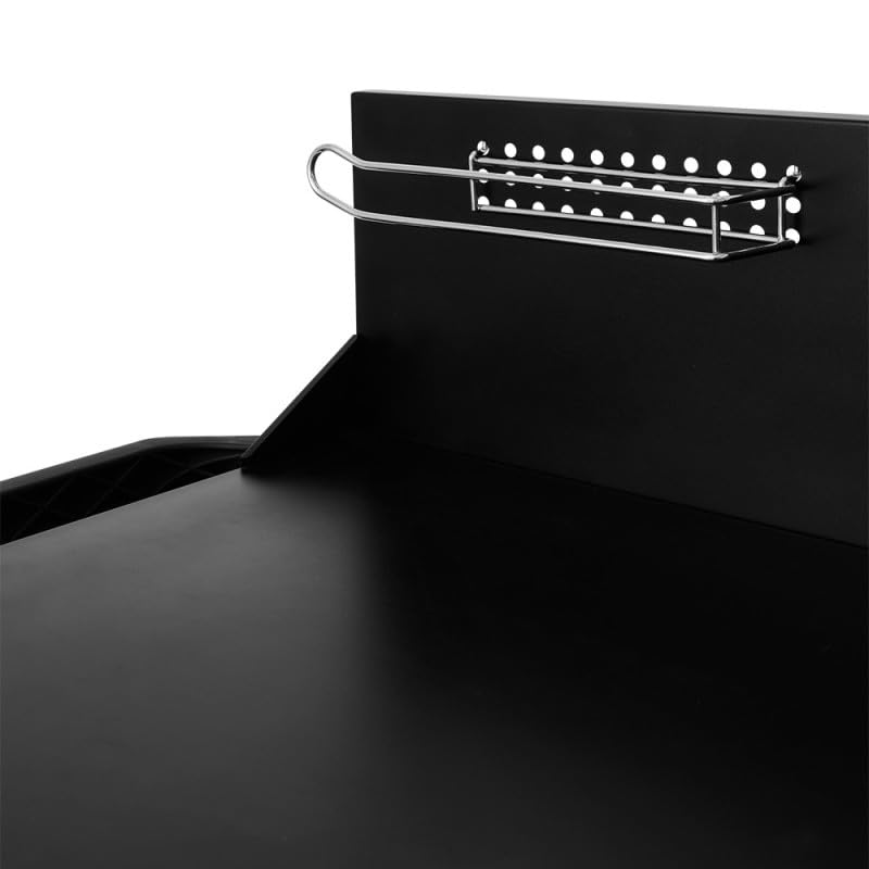 BRASERO by FAVEX – Station Pro Cuisine d'extérieur pour plancha 2 à 3 Feux – Évier INOX intégré – Planche à découper – 155 x 55 x 113 cm