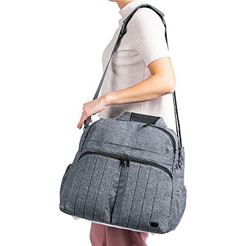 Lug Boxer 2 Gym/Overnight Bag, Plaid Grey, One Size