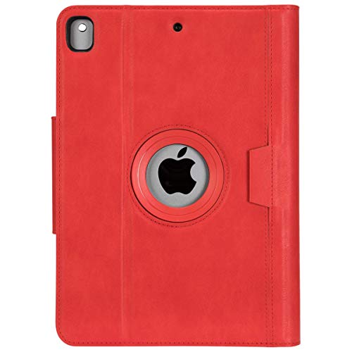 Image of Targus VersaVu Classic Apple iPad (6th gen /5th gen), iPad Pro (9.7-inch), iPad Air 2, and iPad Air Protective Tablet Cover with Hands Free Kickstand, Military Grade Drop- Safe Protection, Secure Closure, Water-resistant, Anti-Scratch, Red (THZ73103GL)
