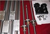 3pcs BK12 feste Halterung; 3pcs BF12 Fixed Supprt; 3pcs br25–30–8 Adapter * 10 mm); Modul 3 Montagenuten Ball Schrauben für SFU1605