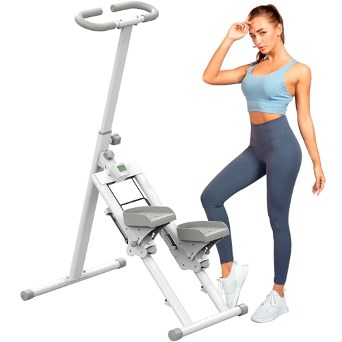 Stepper für Zuhause Gym,Steppers Faltbare Tragbares Pedal,Treppensteiger Crosstrainer,Heimtraining, Fitnessstudio,Fitnessgeräte für Zuhause