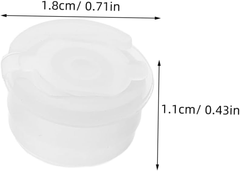 MAGICLULU 50pcs Plastic Inner Stoppers For Bottles Material Sealing Caps Leak-proof Plug Reusable Round End Insert Bottle Inner Plugs For Vials Dispensers