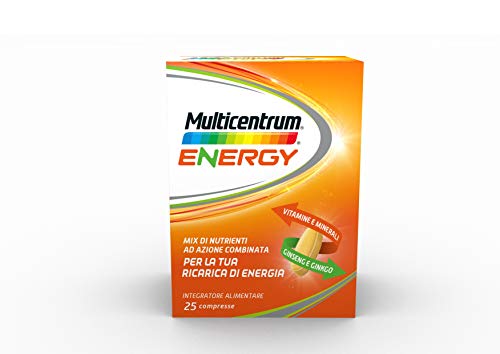 Multicentrum Energie Integratore Multivitaminico Multiminerale 25 Compressen