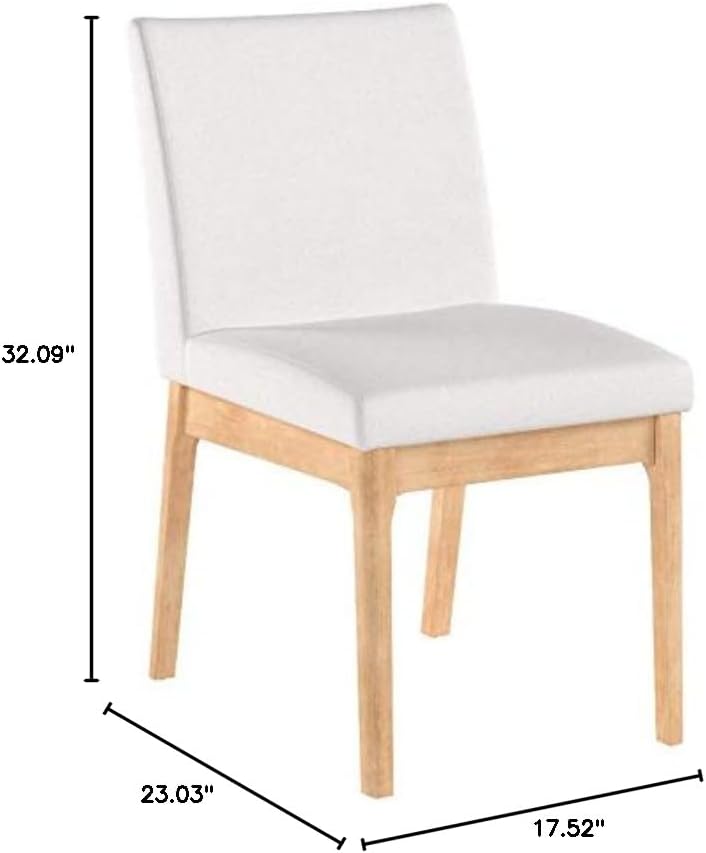 Miniatura 2 de Silla de comedor moderna, Katherine Mid Century (juego de 2), Tela