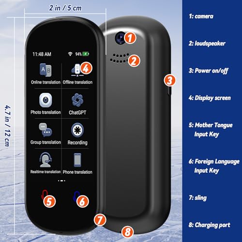 Itefdtutne AL-LTD01 Language Translator Device thumb #5