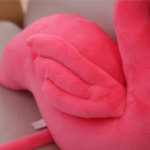 KUKUShining Flamingo Plüsch Spielzeug, weiches und niedliches Kuscheltier perfekt for Kinderzimmer Flamingo Thema Geschenke zur Babyparty(40cm/15.7in)