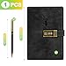 CeroDimo Vintage PU Leather Password-Protected Journal Secure Lock Diary for Men Women and Teens Black Secret Writing Notebook (240 Pages)