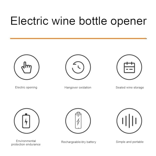 Tire-bouchon à vin déboucheur électrique rechargeable pour bar et maison