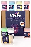 ✅ FRÜH BIS SPÄT EIN MUNTERES FARBSPIEL: Lass Deine Wohnung, Deko & mehr mit der Neon Farbe erstrahlen - bei Tag UND Nacht! Unter UV-Licht wird die Nacht zum dynamischen Farberlebnis, aber auch tagsüber leuchtet die fluoreszierende Wandfarbe kräftig & Du rückst Deine DIY-Projekte gekonnt in Szene