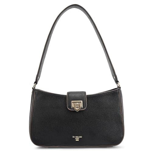 Image of Da Milano Leather Shoulder Bag for Women (00426A-OL)