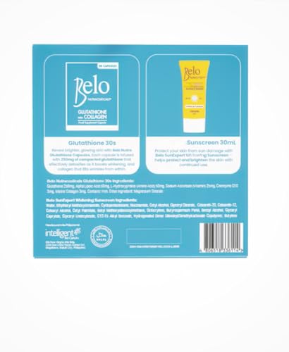 Belo Bundle – Glutathione with Collagen Capsules (30 Count) + SPF 50 PA+ Facial Sunscreen 30ml image 4
