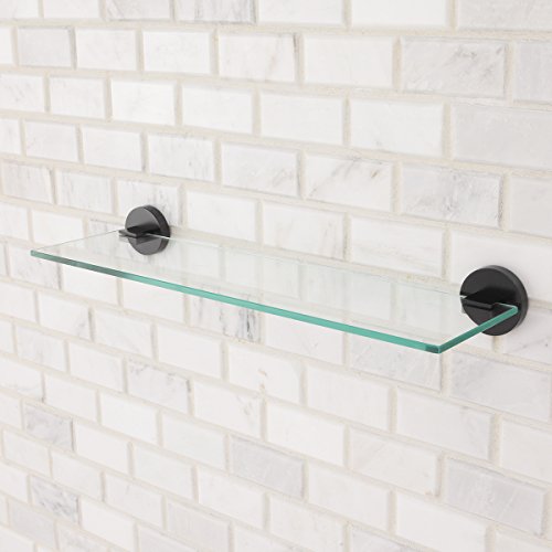 Speakman SA-1209-MB Neo Glass Bathroom Shelf, Matte Black - Image 2