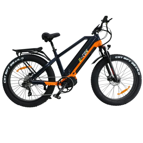 Etek Hunter e Bikes for Adults Electric - 2x 48V 15Ah TESLA Battery - BAFANG 1000W MID-Drive Motor electric bicycles for men - CST 26
