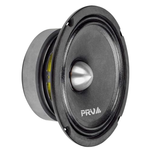 PRV AUDIO 6.5 Inch Midrange Bullet Speaker 6MR400-4 Bullet, 4 Ohm 400 Watts High Performance Car Audio Loudspeaker High Output Sound (Single)