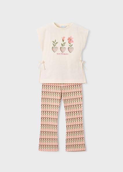 Conjunto Mayoral niña 8 años para paseos y eventos con pantalón multicolor de 128 cm 5
