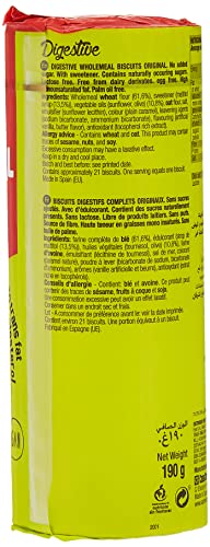 Santiveri Digestive Biscuits Original, 190 gm